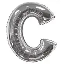 34 Inch Airfill Balloon Letter C Silver