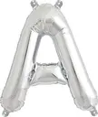 16 Inch Airfill Balloon Letter A Silver