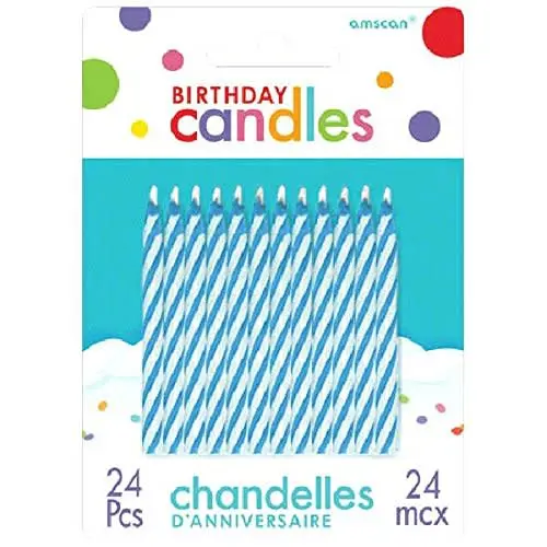 Candles-Spiral  24pc