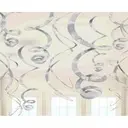 Plastic Swirls Decorations Multi