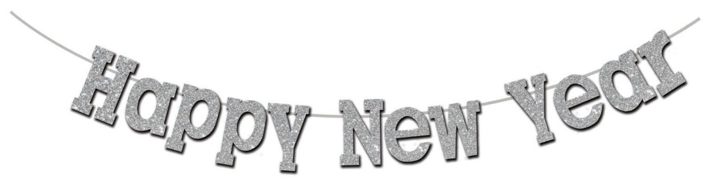 11" Diamond Happy New Year Banner New Year