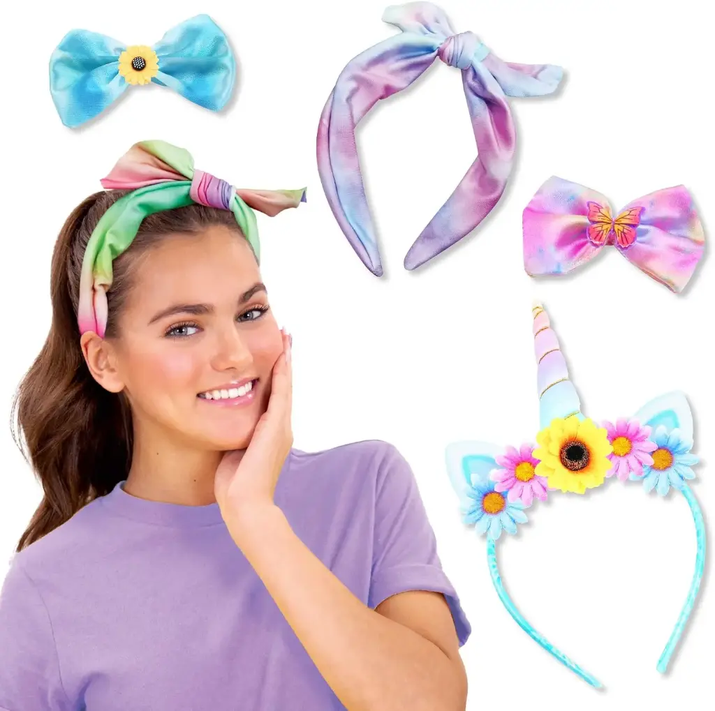 DIY Tie Dye Hairwear