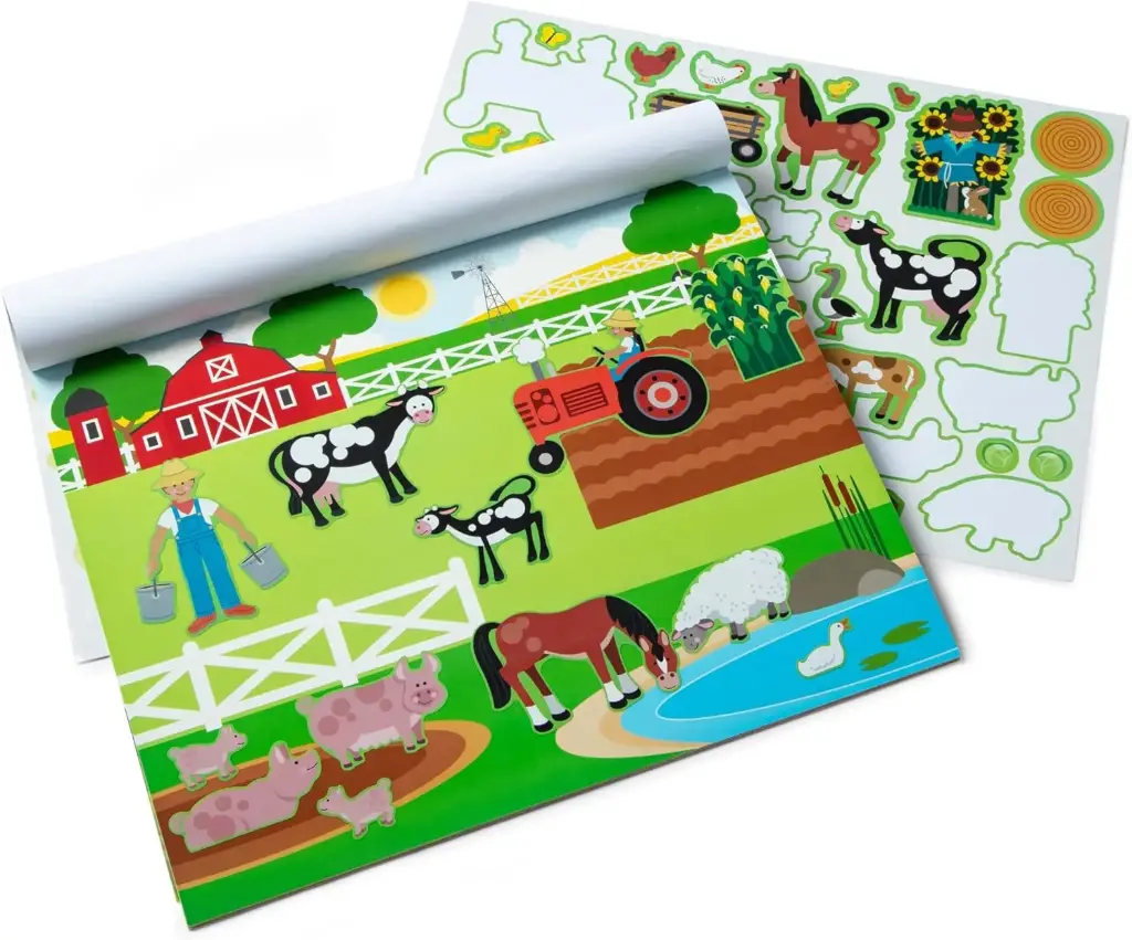   Reusable Sticker Pad:  Habitats