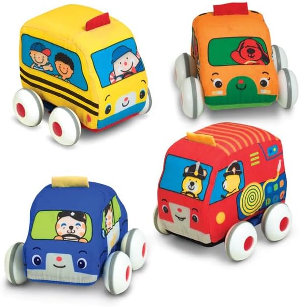 MELISSA & DOUG K'S KIDS PULL-BACK VEHICLE SET