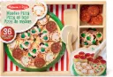  Wooden Pizza Party Play Food Set