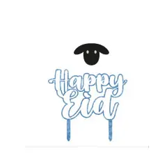 زينة أعلى كيكة عيد سعيد