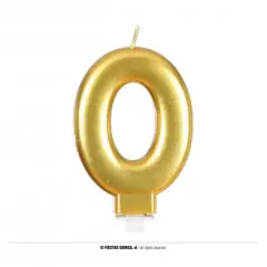 Metallic Candle 8Cm-No 0