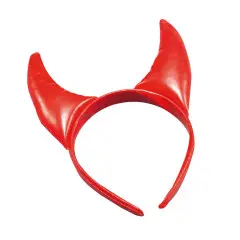 Vinyl Devil Horn Costume Headband