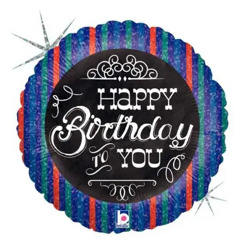 18 inch Chalkboard Birthday balloon