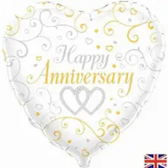 18 inch Happy Anniversary foil balloon