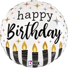 18 inch birthday Candle Foil balloon