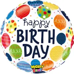 21 inch Mighty Birthday Balloons