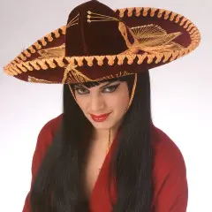 Mexican Sombrero Red Mexican Fiesta
