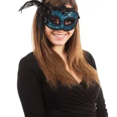 Side Feather Mask