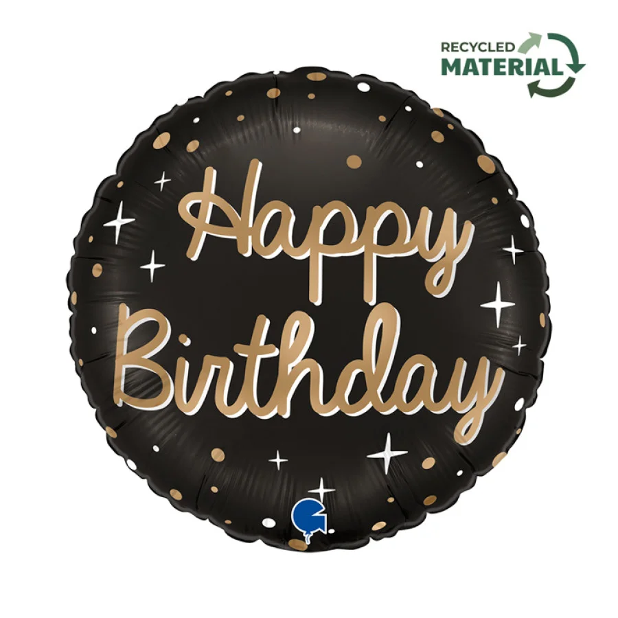  18 Inch Sparkling Birthday Foil balloon 