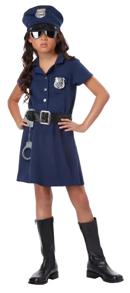Police Officer Girls Costume