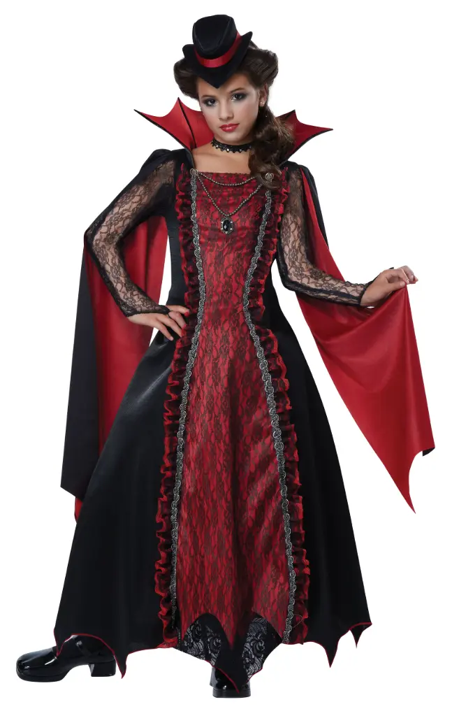 Victorian Vampira Girls Costume