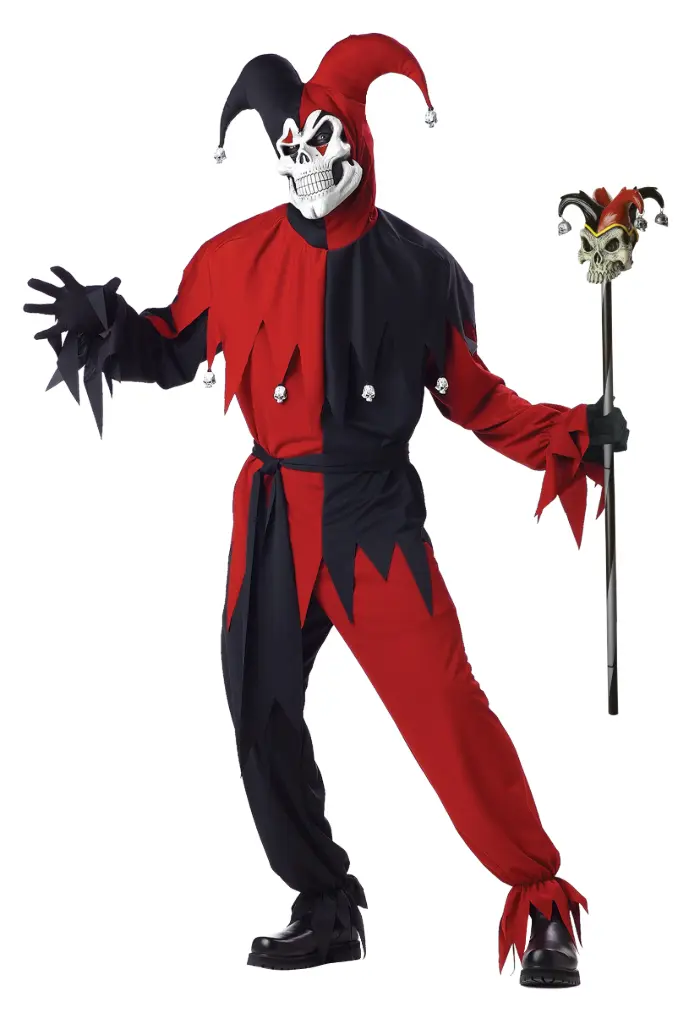 Evil Jester Men's Costume