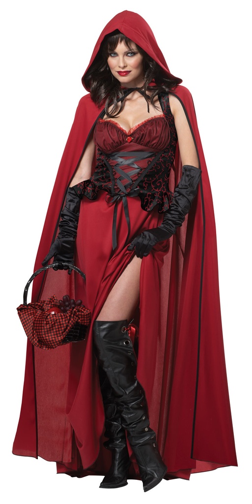 Dark Red Riding Hood Women's Costume