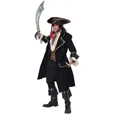 Deluxe Pirate Captain Men's Costume