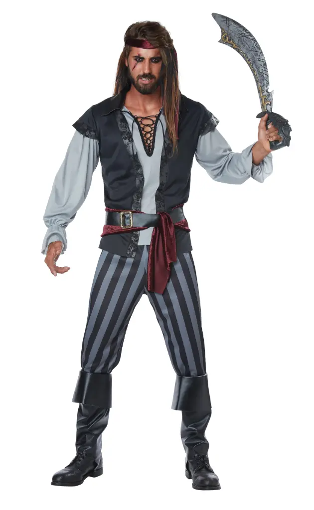 Scallywag Pirate Men's Costume