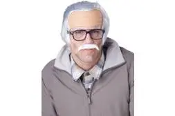 Rude Grandpa Wig Adult
