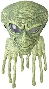 ALIEN MASK & HANDS/CHILD  GREEN