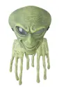 Green Alien Mask & Hands - Kids