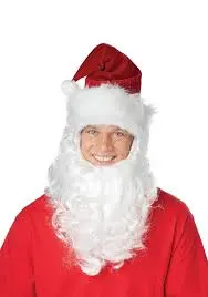 Santa Claus Getup-Red/White