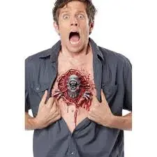 PARASITE CHEST  FLESH/RED