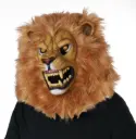 Lion Ani-Motion Mask-Tan