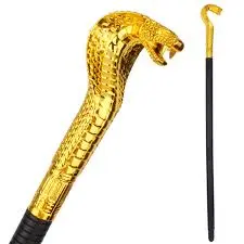 Egyptian Cobra Staff-Gold