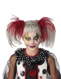 GLOW IN THE DARK PUNK PIGTAILS  RED