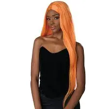 Extra Long Cosplay Wig - Orange