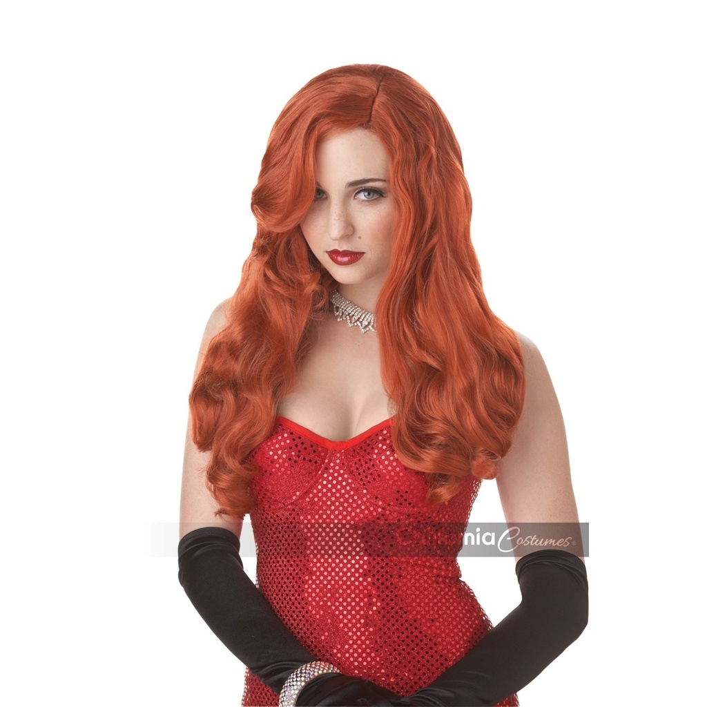 Silver Screen Sinsation Red Wig
