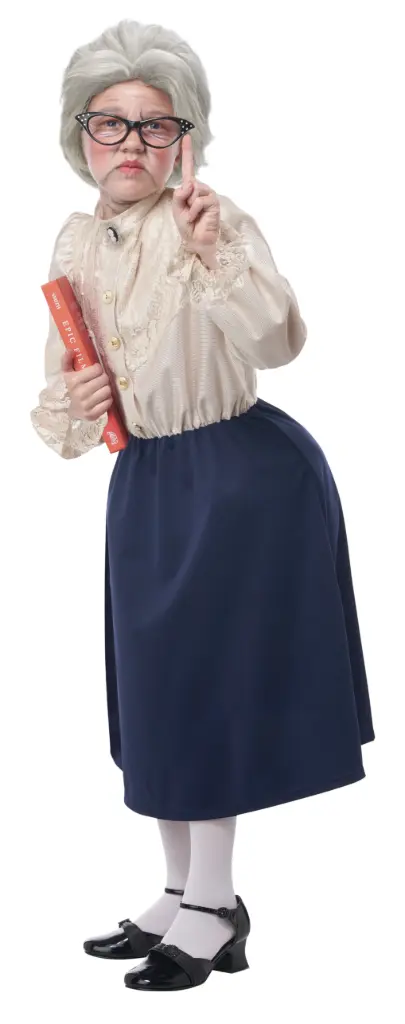 100 And Still A Boss!-Old Woman Girls Costume