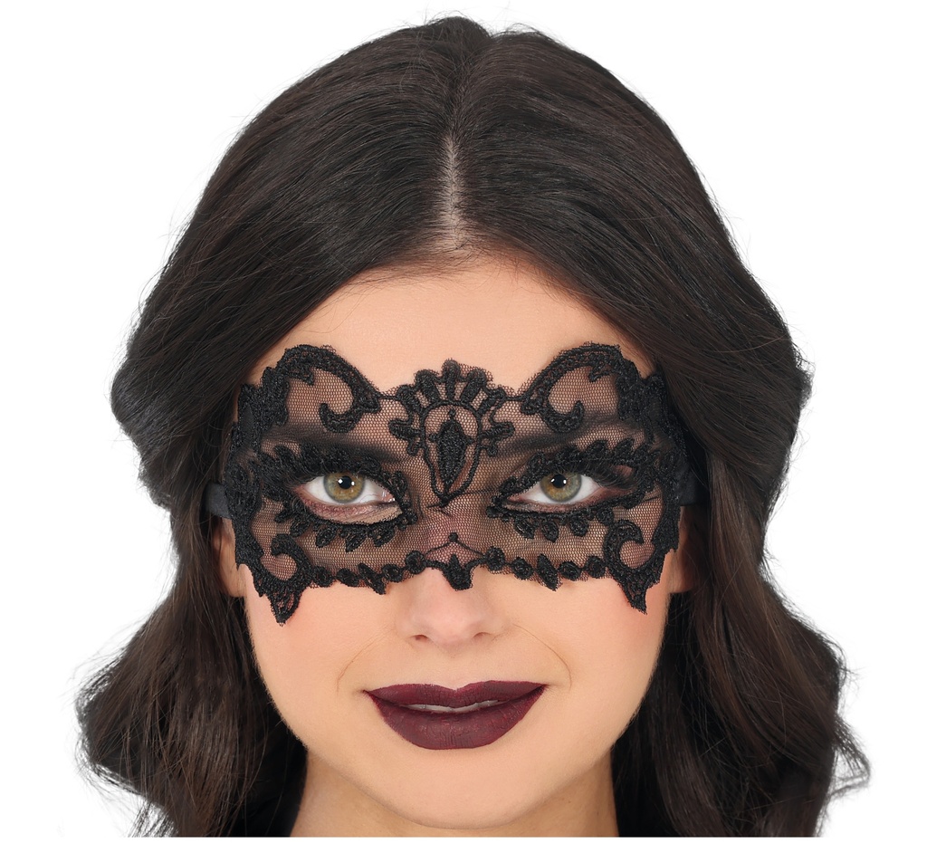 قناع دانتيل أسود