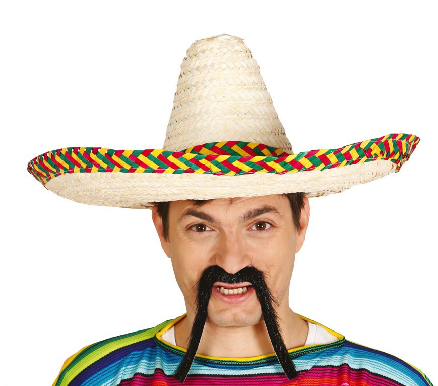 Straw Mexican Hat, 50 Cm