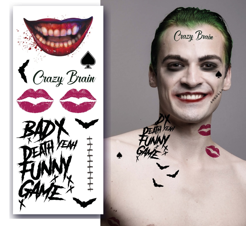 Mr Smile Tattoos 30x14 Cm