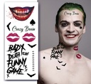 Mr Smile Temporary Tattoo Sheet, 14x30 cm