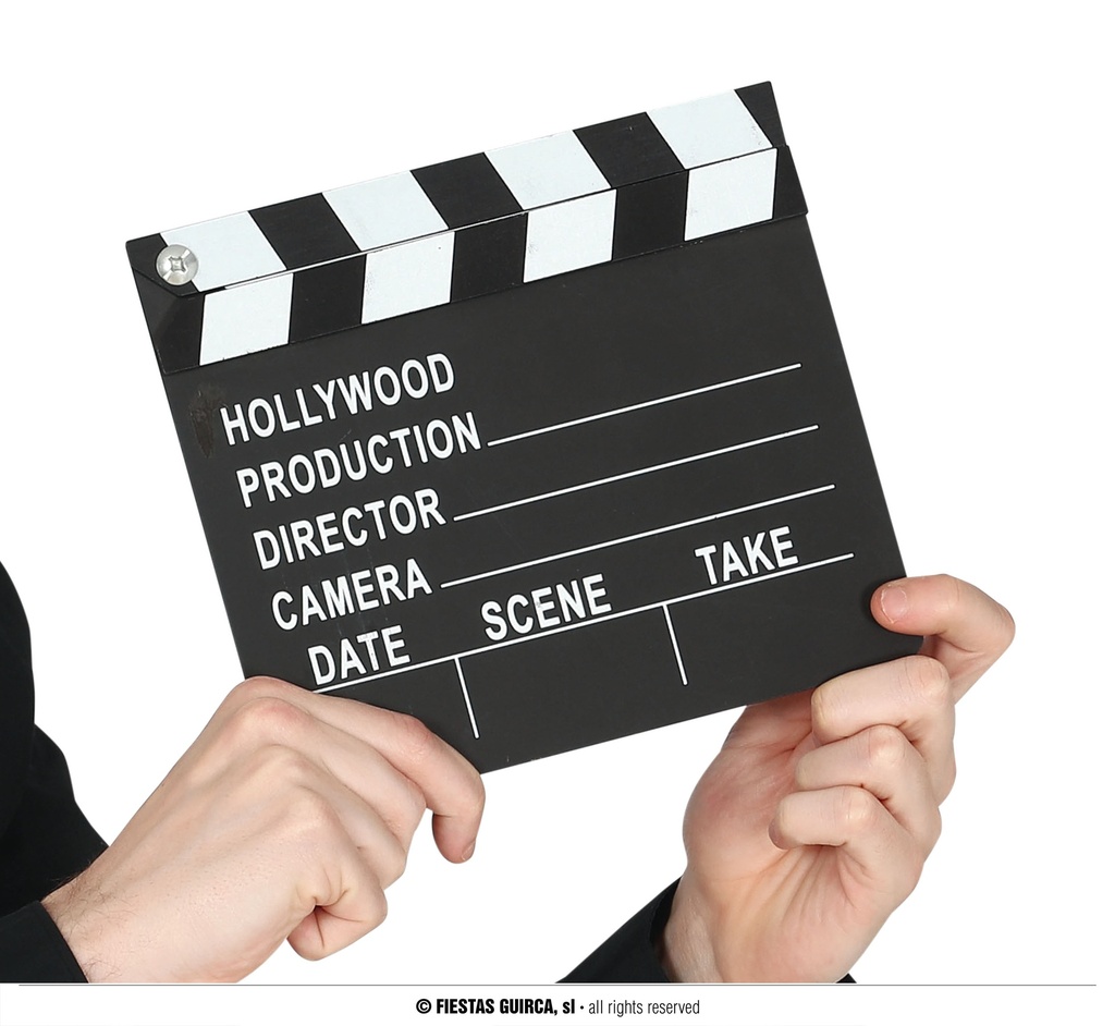 Clapperboard Movies 20x18 Cms