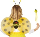 Bee Wings Set with Headband & Wand, 54x34 cm