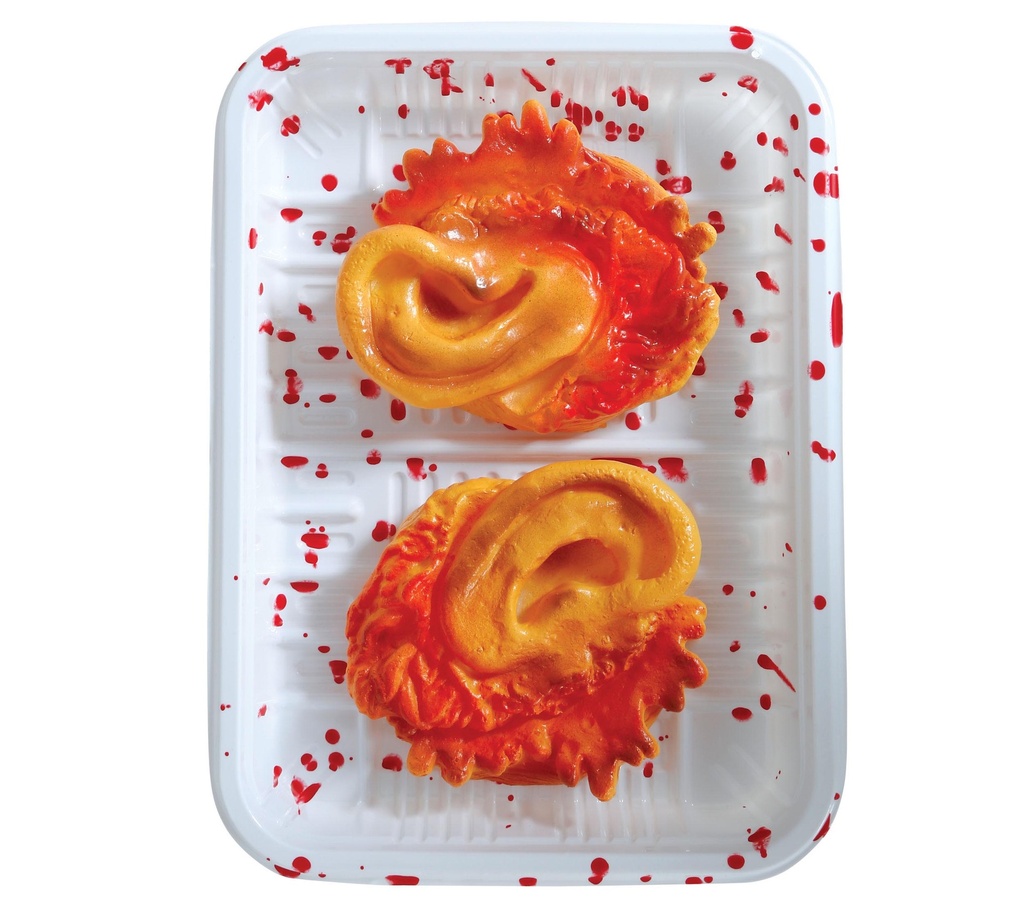 Tray with 2 Severed Ears, 18x13 cm (Vinyl)