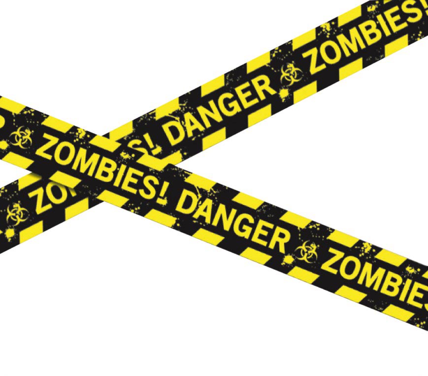 Zombie Police Ribbon, 6 Mt 7.6 Cms