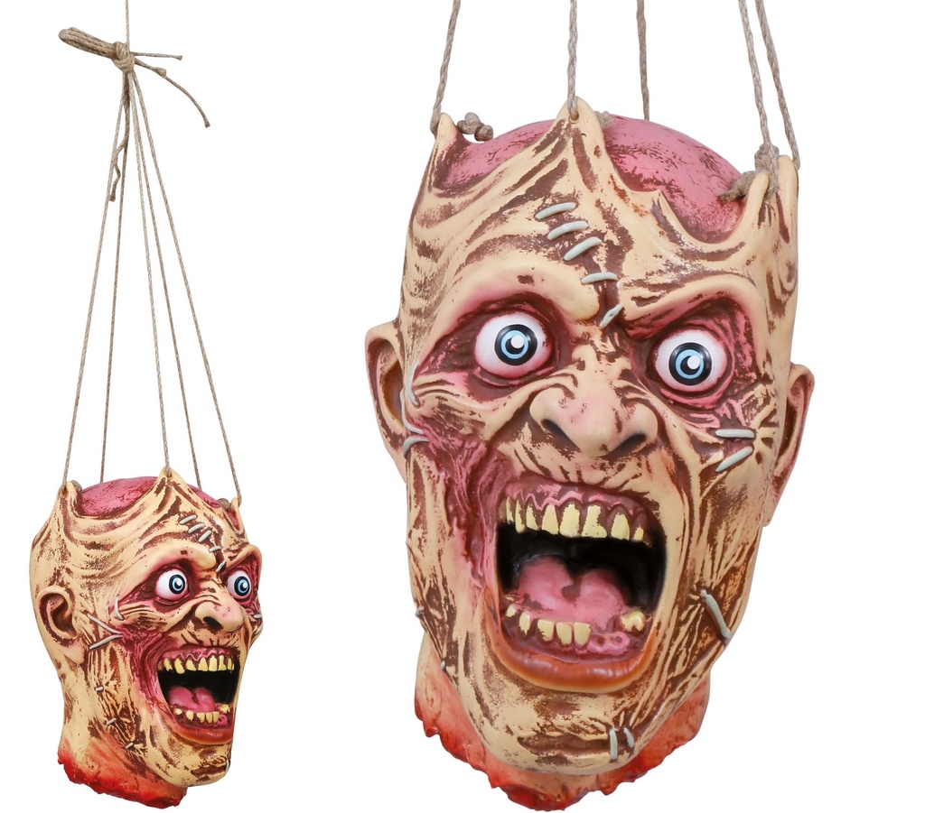 Latex Monster Head, 28 Cms