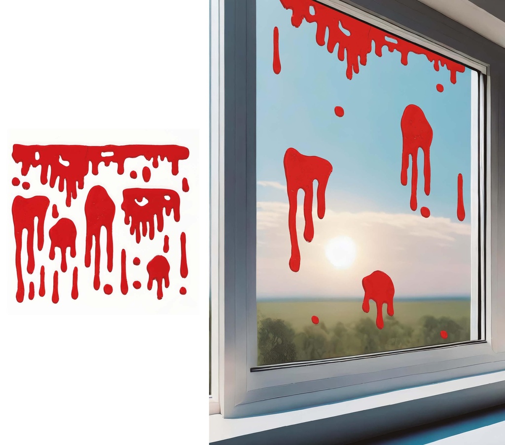 Blood Gel Decoration 20x20 Cm