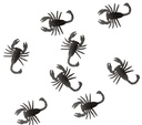 Plastic Scorpions, Bag of 8 (6 cm)