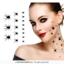 Spider Temporary Tattoos, 2 Sheets of 16 (15x11 cm)
