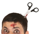 Scissors-Through-Head Headband, 11 cm
