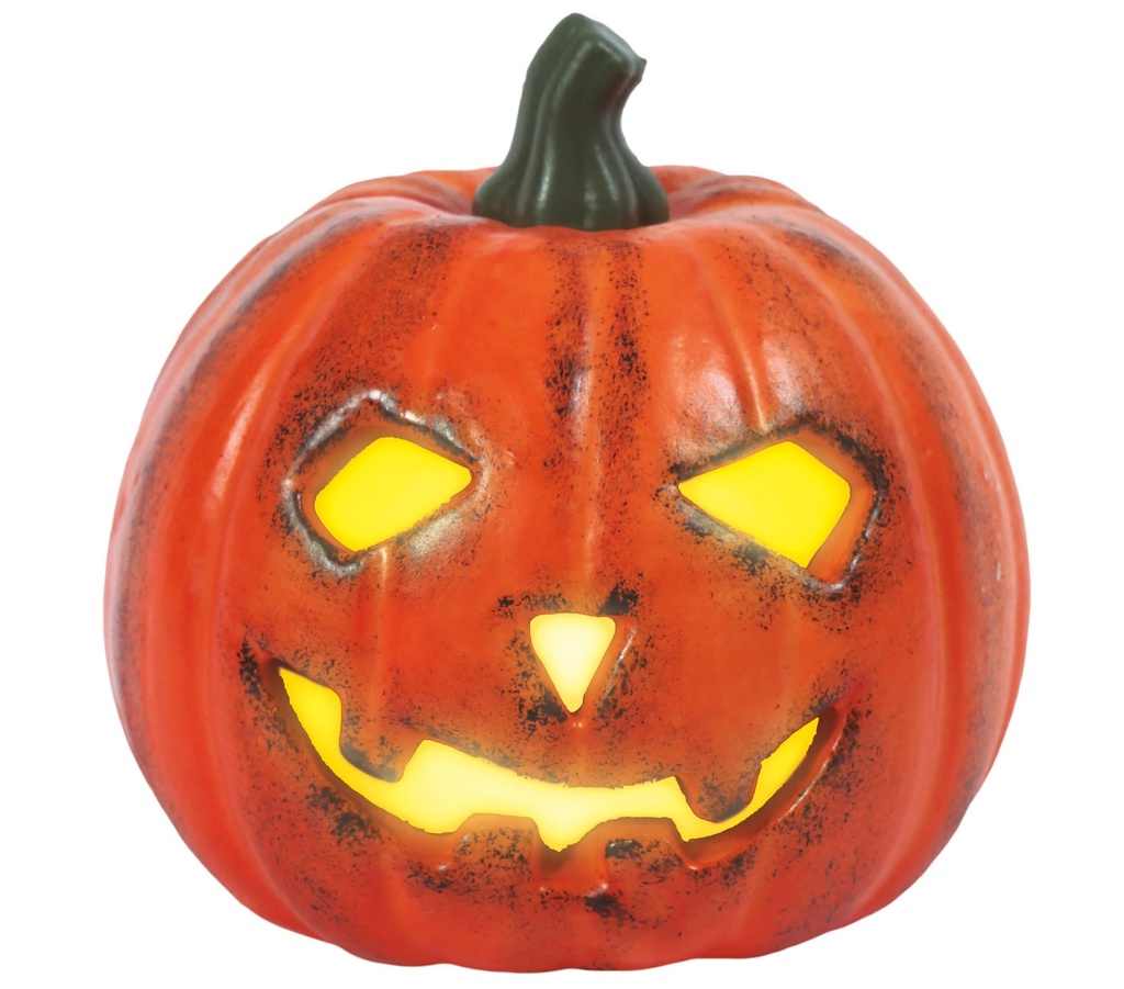 Pumpkin Foam 16 Cms With Light